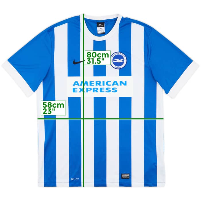 2014-16 Brighton Home Shirt - 8/10 - (XL)