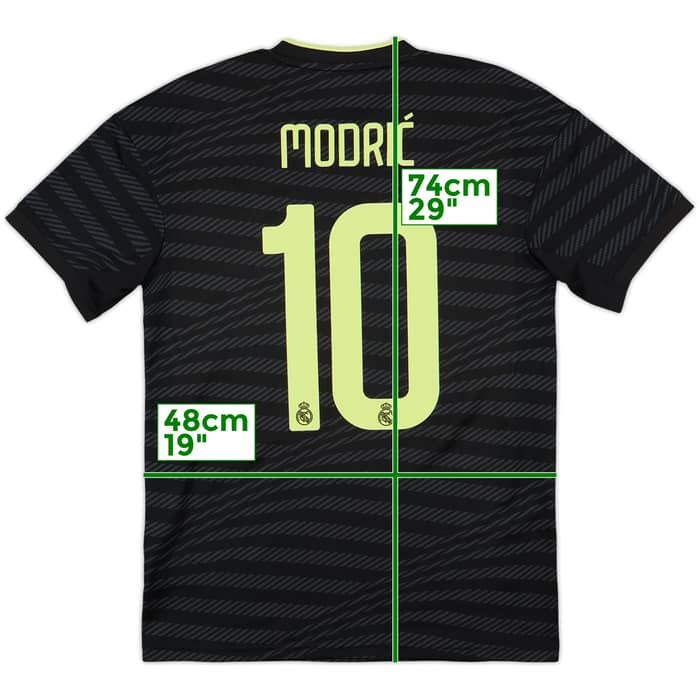 2022-23 Real Madrid Third Shirt Modric #10 - 8/10 - (S)