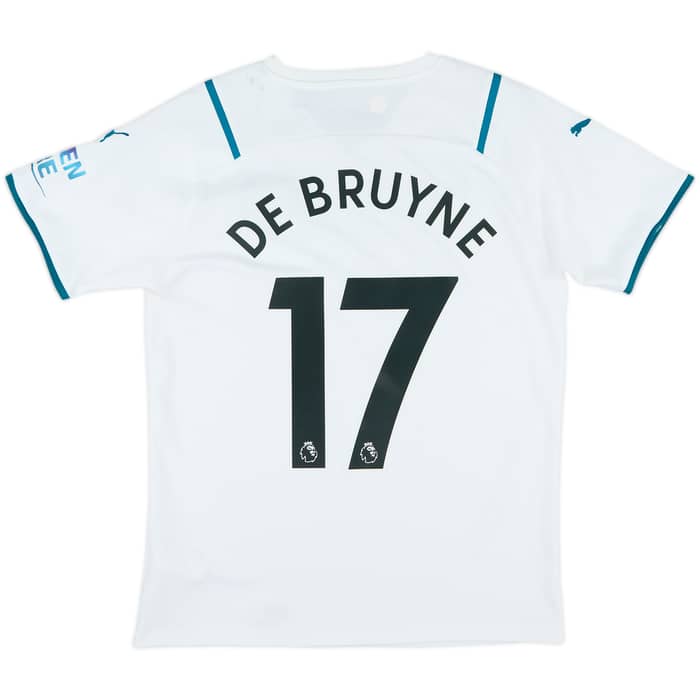 2021-22 Manchester City Away Shirt De Bruyne #17 - 7/10 - (M)