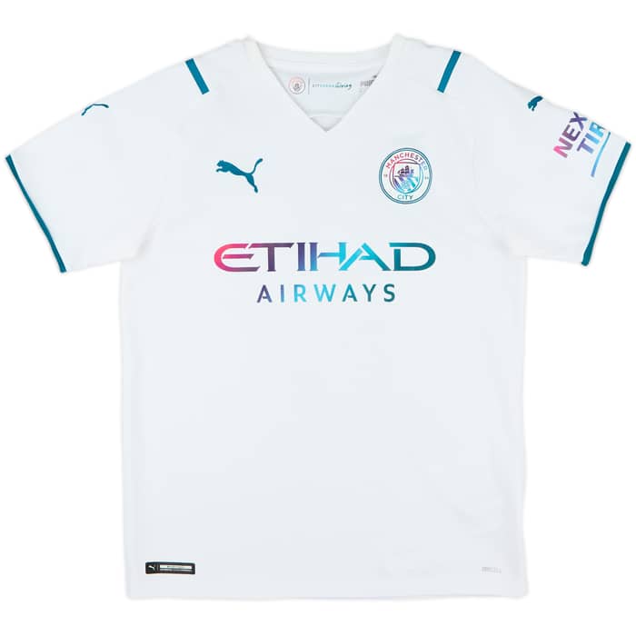 2021-22 Manchester City Away Shirt De Bruyne #17 - 7/10 - (M)