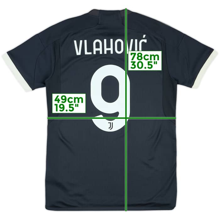 2023-24 Juventus Third Shirt Vlahovic #9 - 9/10 - (M)
