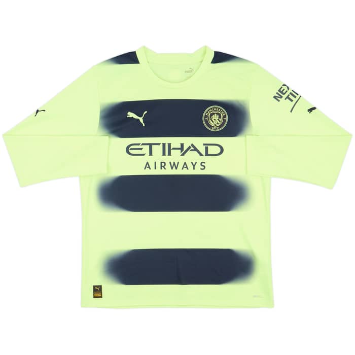 2022-23 Manchester City Third L/S Shirt De Bruyne #17 - 10/10 - (L)