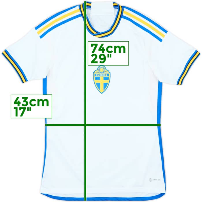 2022-23 Sweden Away Shirt - 8/10 - (S)