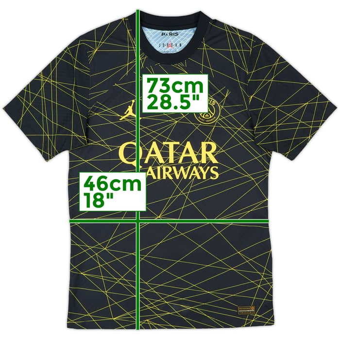 2022-23 Paris Saint-Germain Authentic Fourth Shirt - 10/10 - (S)