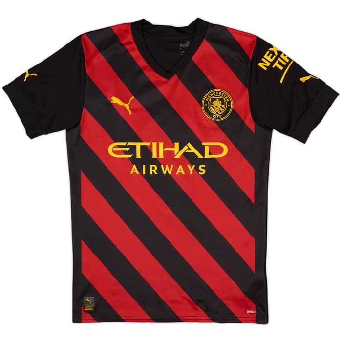 2022-23 Manchester City Away Shirt Haaland #9 - 8/10 - (S)