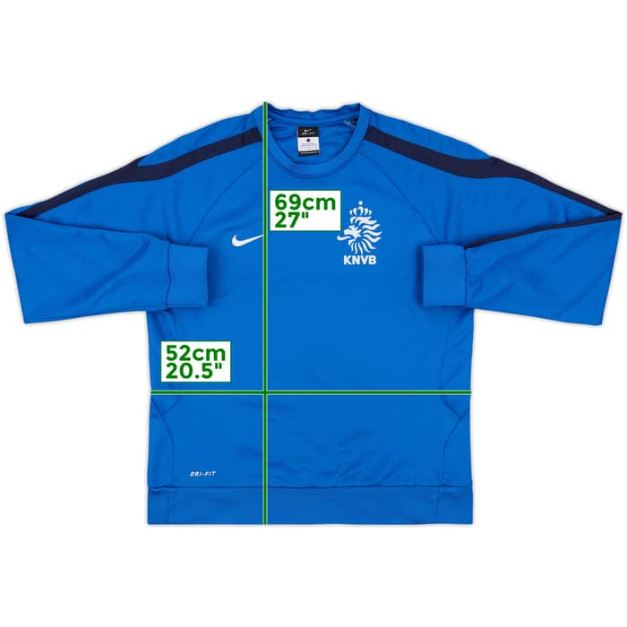 2010-11 Netherlands Nike Sweat Top - 6/10 - (L)