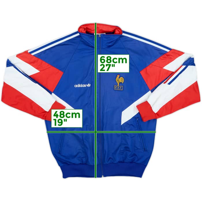 1990-92 France adidas Track Jacket - 8/10 - (S)