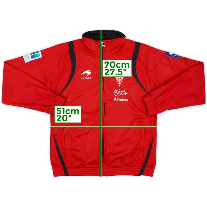 2007-08 Sporting Gijon Astore Track Jacket - 8/10 - (M)
