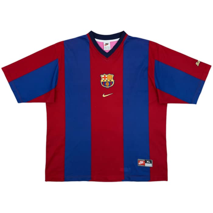 1998-00 Barcelona Basic Home Shirt - 9/10 - (XL)