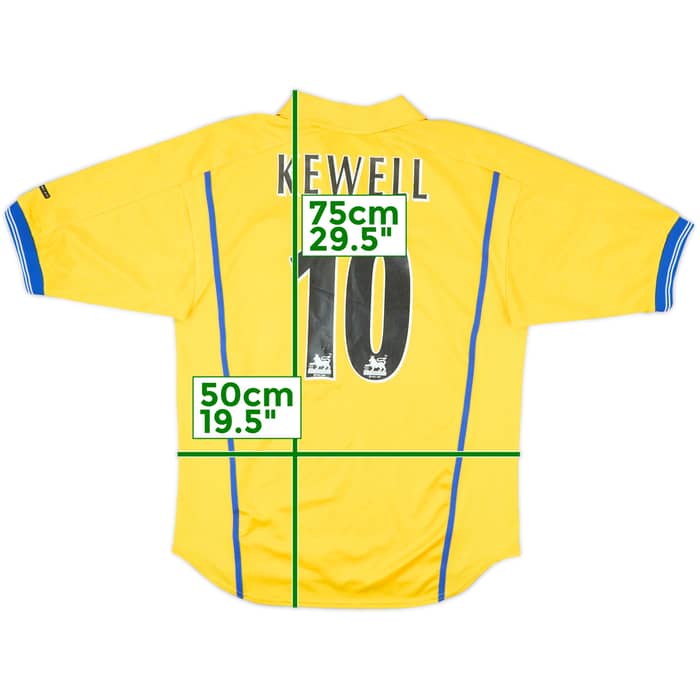 2000-02 Leeds United Away Shirt Kewell #10 - 6/10 - (S)