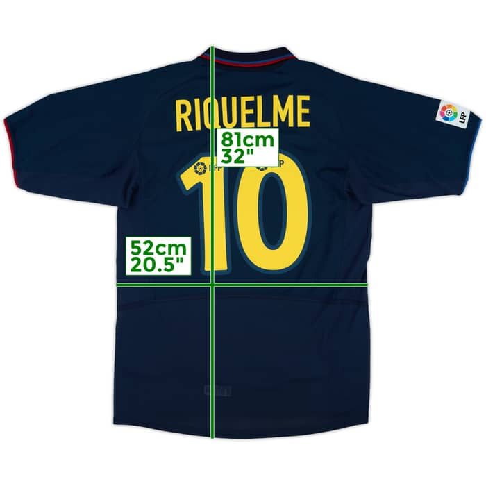 2002-03 Barcelona Player Issue Away Shirt Riquelme #10 - 8/10 - (L)