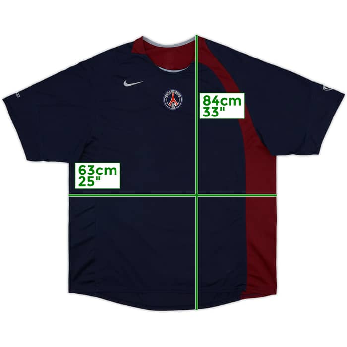 2004-05 Paris Saint-Germain Nike Training Shirt - 8/10 - (XXL)