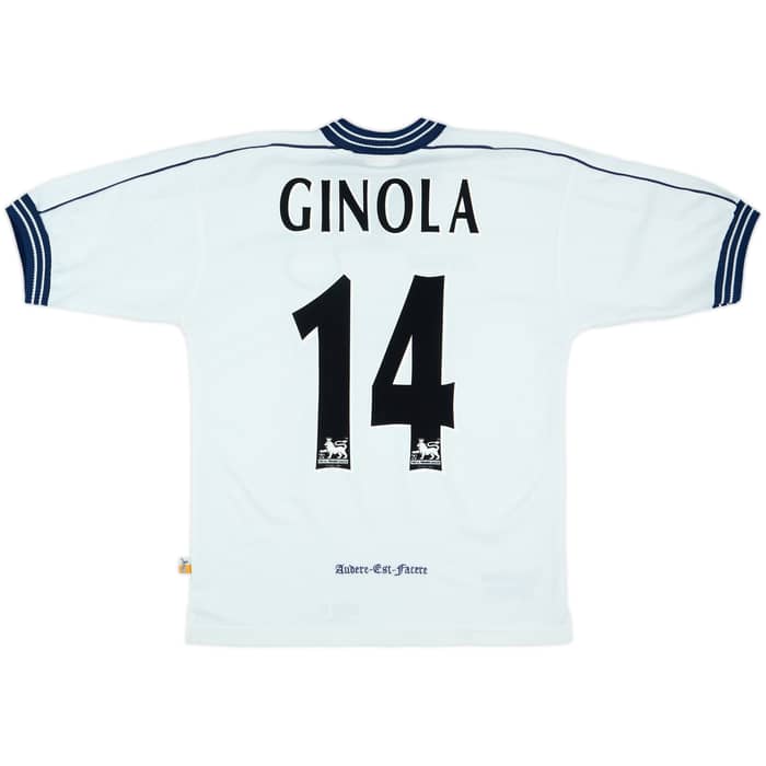 1997-99 Tottenham Home Shirt Ginola #14 - 7/10 - (S)