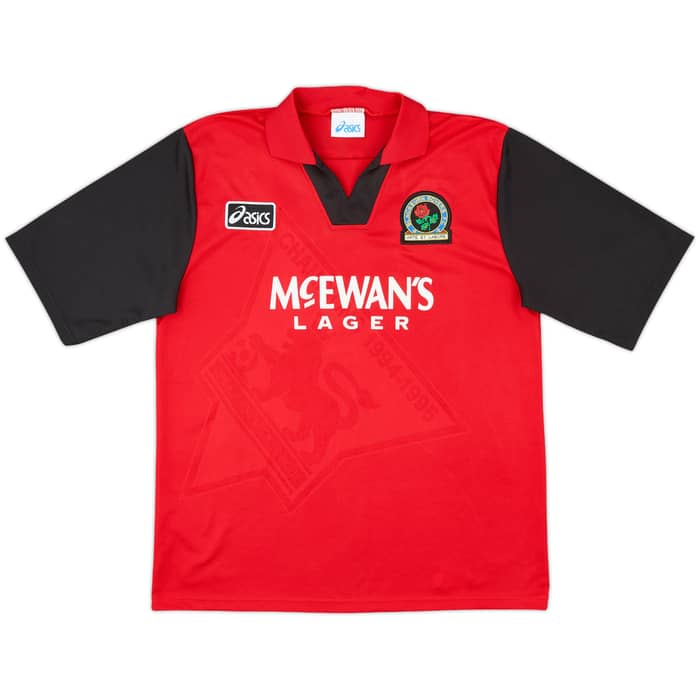 1995-96 Blackburn Away Shirt Shearer #9 - 8/10 - (L)