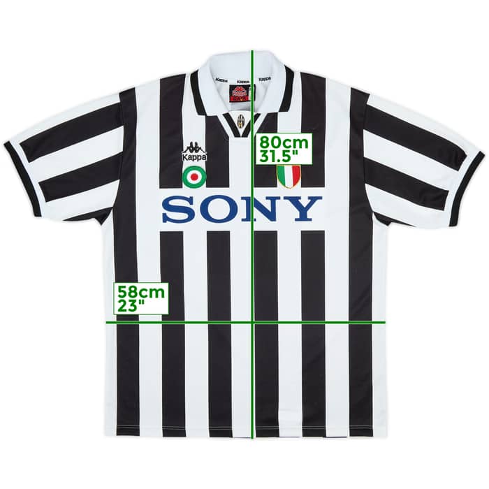 1995-97 Juventus Home Shirt - 9/10 - (XL)