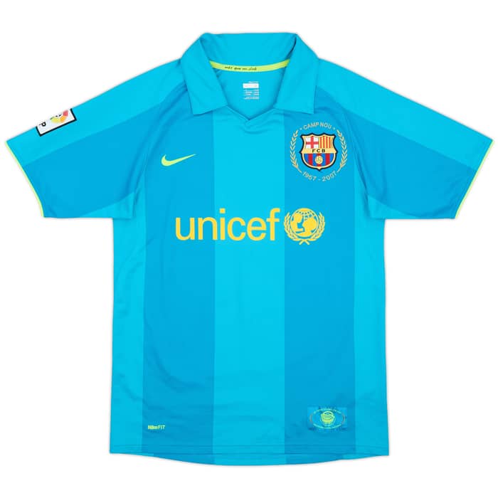 2007-09 Barcelona Away Shirt Henry #14 - 8/10 - (S)