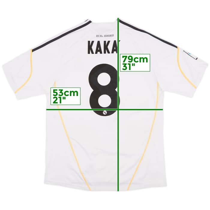 2009-10 Real Madrid Home Shirt Kaka #8 - 7/10 - (L)