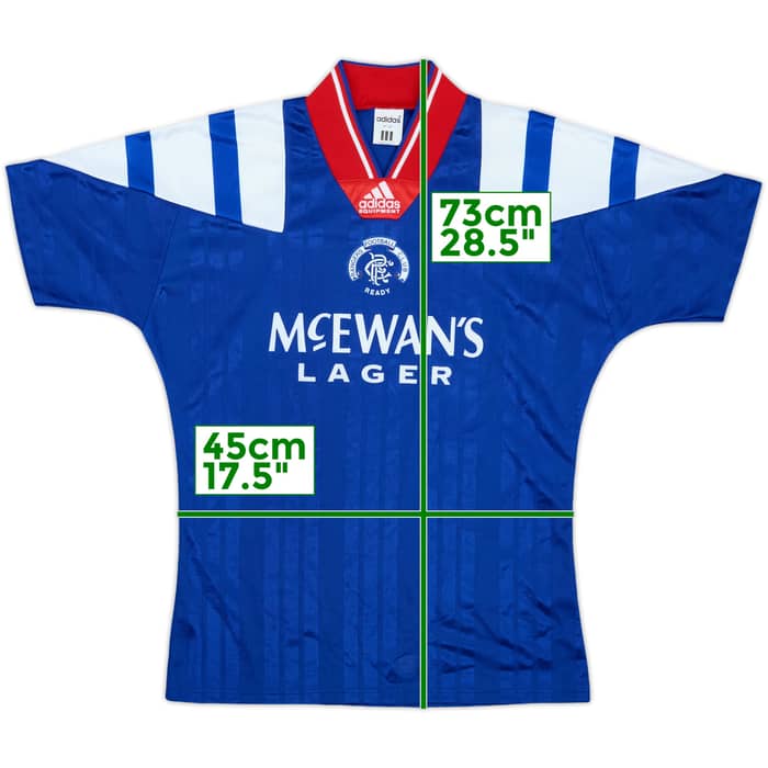 1992-94 Rangers Home Shirt - 10/10 - (S)