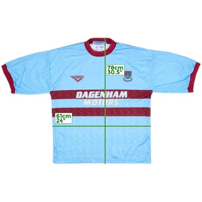 1993-95 West Ham Away Shirt - 8/10 - (L)