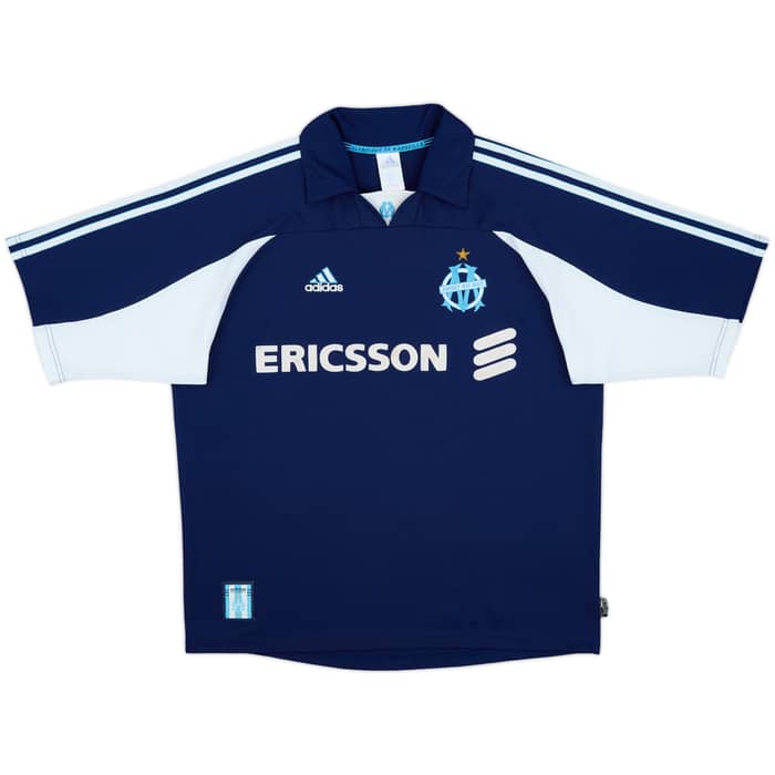 1999-00 Olympique Marseille Away Shirt Pires #7 - 8/10 - (L)