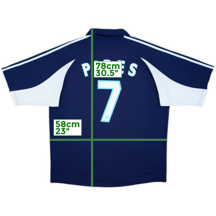 1999-00 Olympique Marseille Away Shirt Pires #7 - 8/10 - (L)