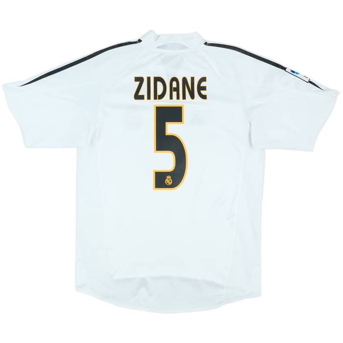 2004-05 Real Madrid Home Shirt Zidane #5 - 7/10 - (S)
