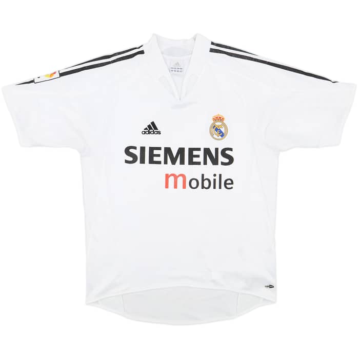2004-05 Real Madrid Home Shirt Zidane #5 - 7/10 - (S)