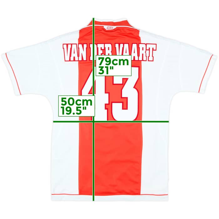 1999-00 Ajax Home Shirt Van Der Vaart #43 (M)
