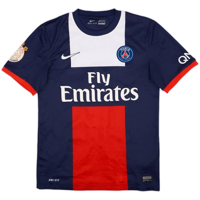 2013-14 Paris Saint-Germain Home Shirt Cavani #9 - 5/10 - (S)