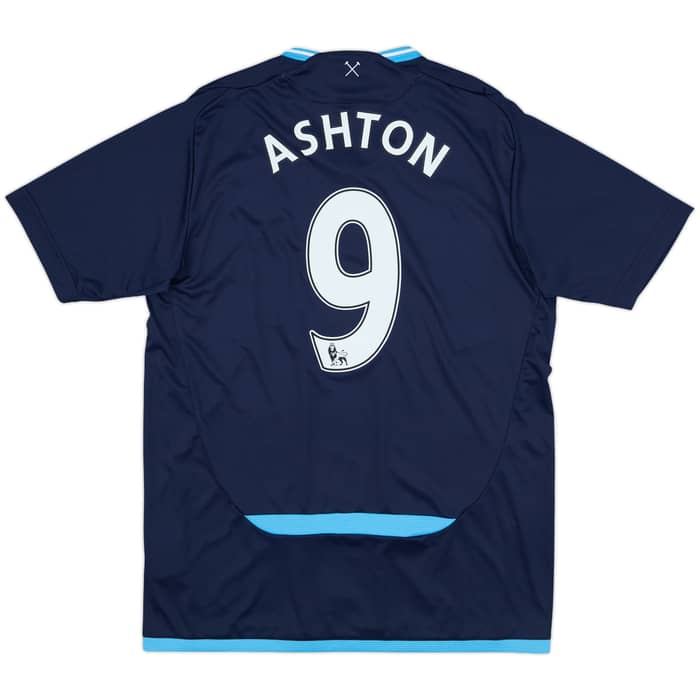 2009-10 West Ham Away Shirt Ashton #9 - 8/10 - (M)
