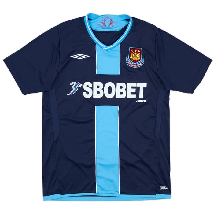 2009-10 West Ham Away Shirt Ashton #9 - 8/10 - (M)