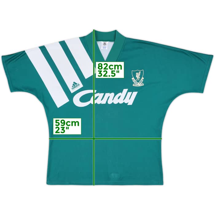 1991-92 Liverpool Away Shirt - 8/10 - (L/XL)