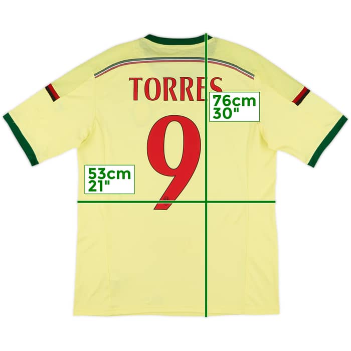 2014-15 AC Milan Third Shirt Torres #9 - 6/10 - (L)