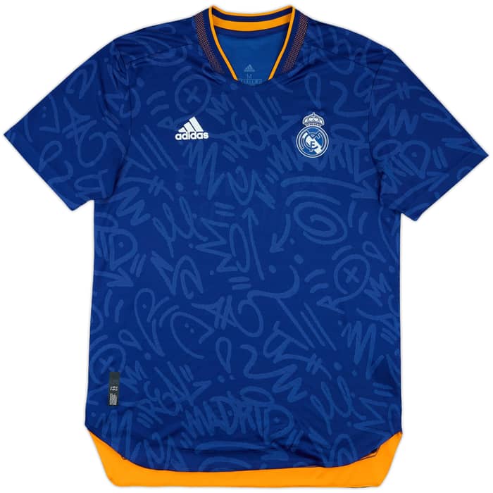 2021-22 Real Madrid Authentic Away Shirt Benzema #9 - 10/10 - (M)