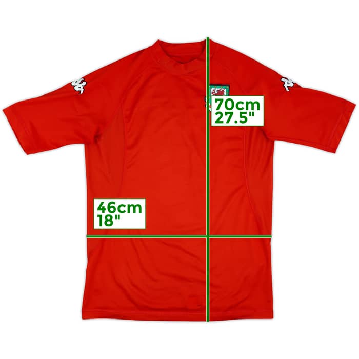 2004-06 Wales Home Shirt - 7/10 - (S)