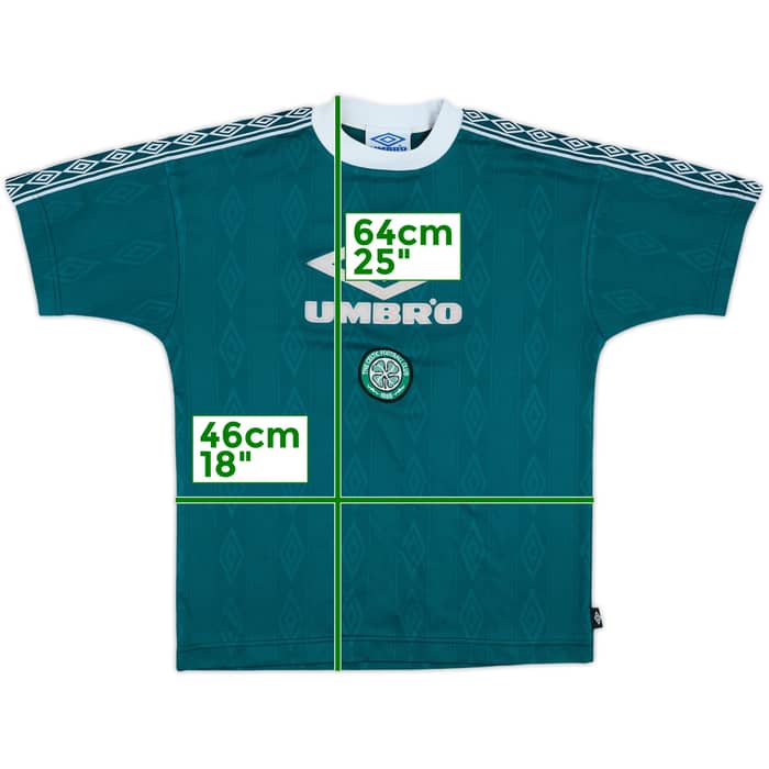 1994-95 Celtic Umbro Training Shirt - 8/10 - (L.Boys)