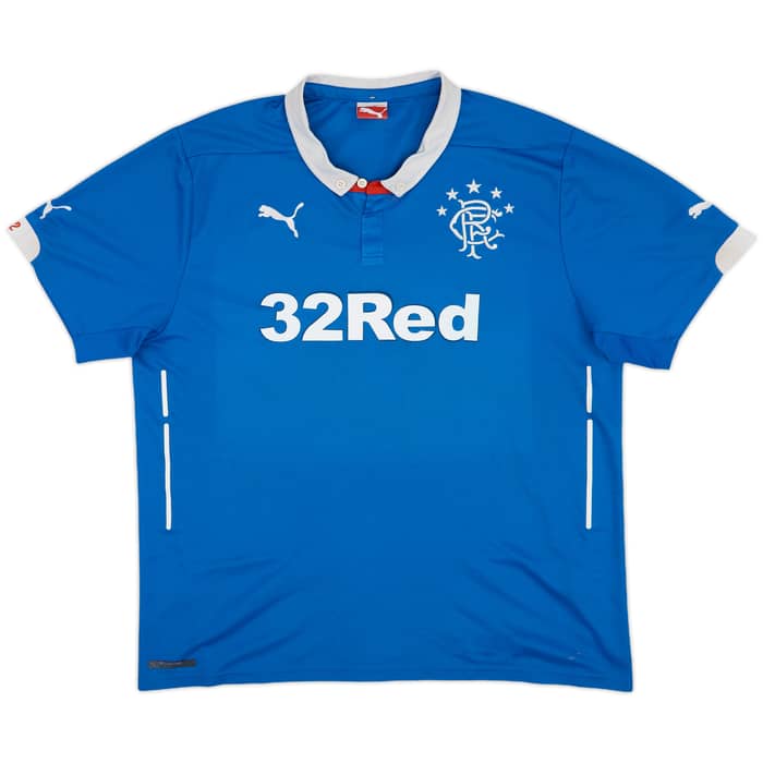 2014-15 Rangers Home Shirt - 7/10 - (XL)