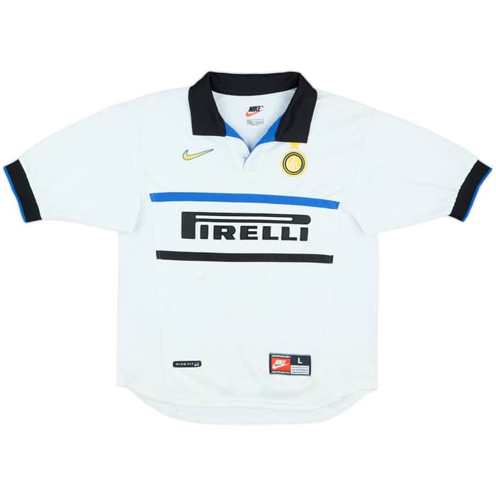 1998-99 Inter Milan Away Shirt Vieri #32 - 7/10 - (L.Boys)