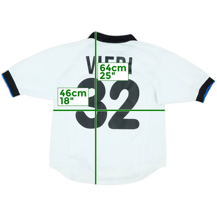 1998-99 Inter Milan Away Shirt Vieri #32 - 7/10 - (L.Boys)