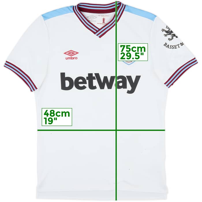 2019-20 West Ham Away Shirt - 5/10 - (M)