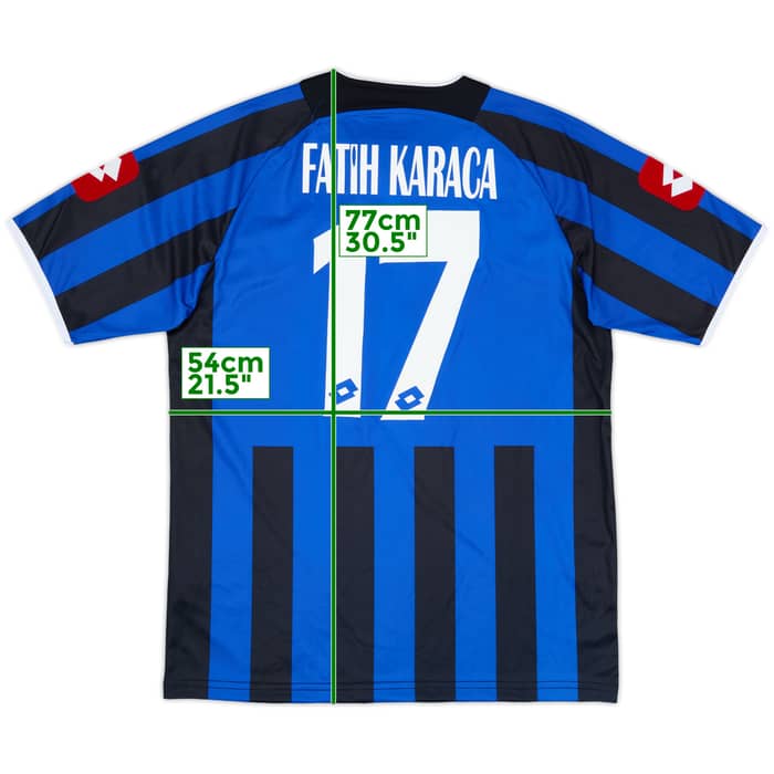 2007-08 Kayseri Erciyesspor Home Shirt Fatih Karaca #17 - 9/10 - (L)