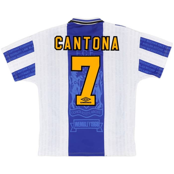 1994-96 Manchester United Third Shirt Cantona #7 - 6/10 - (M)