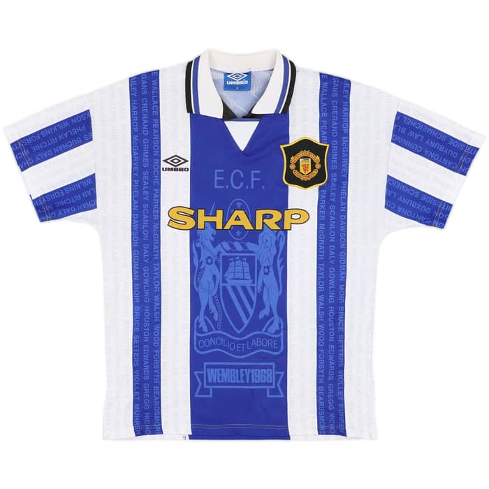 1994-96 Manchester United Third Shirt Cantona #7 - 6/10 - (M)