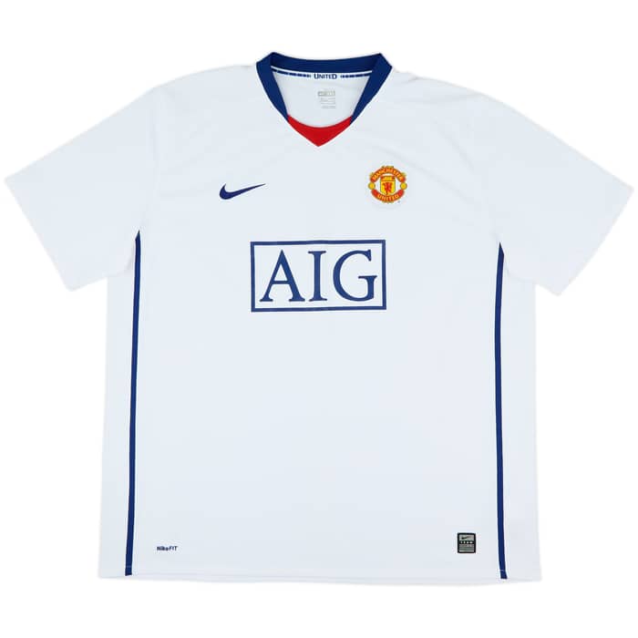 2008-10 Manchester United Away Shirt Berbatov #9 - 8/10 - (XXL)