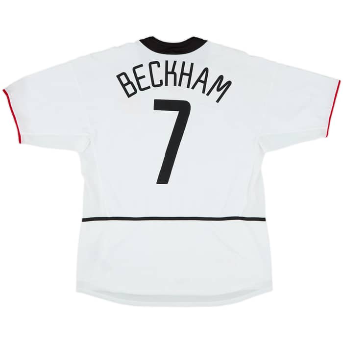 2002-03 Manchester United Away Shirt Beckham #7 - 3/10 - (L)