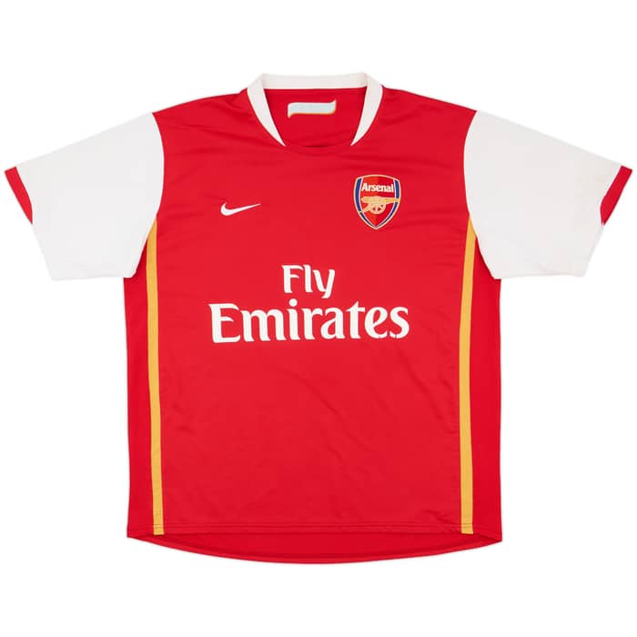 2006-08 Arsenal Home Shirt Henry #14 - 6/10 - (L)