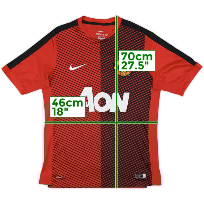 2014-15 Manchester United Nike Training Shirt - 7/10 - (M)