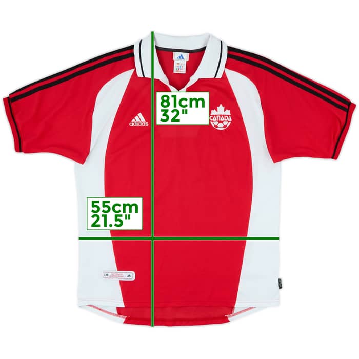 2000-02 Canada Home Shirt - 8/10 - (L)