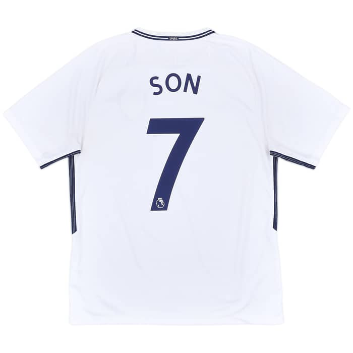 2017-18 Tottenham Home Shirt Son #7 - 9/10 - (L)