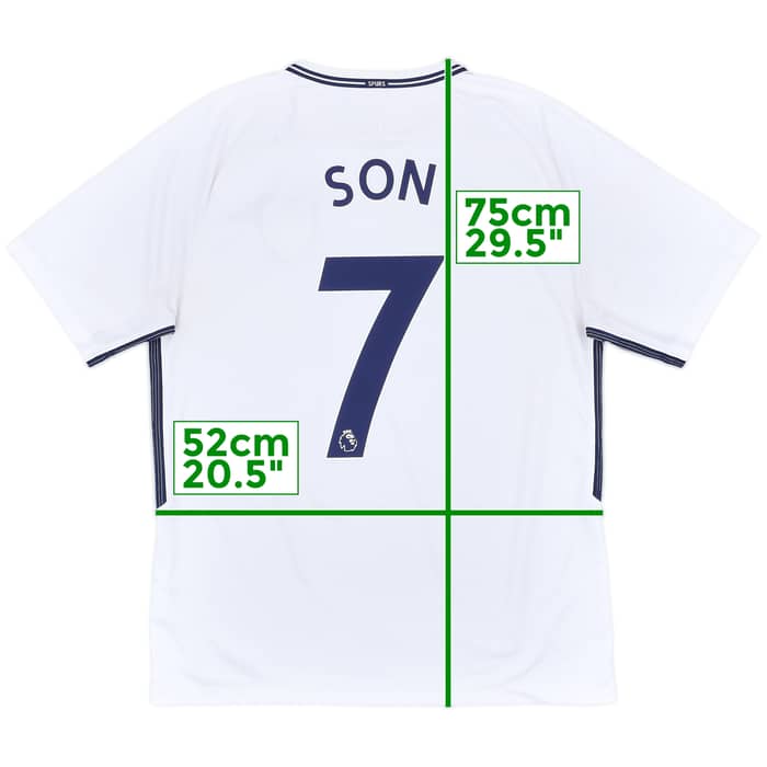 2017-18 Tottenham Home Shirt Son #7 - 9/10 - (L)